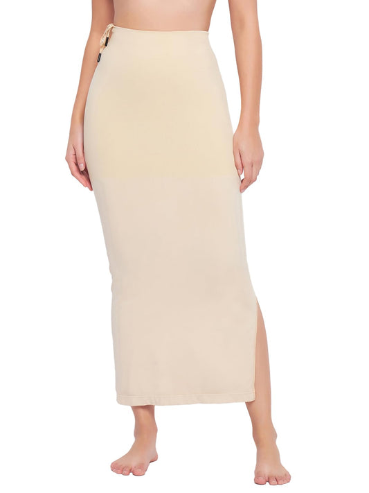 Clovia Womens Saree Shapewear with Drawstring (SW0048P24_Beige_XL)