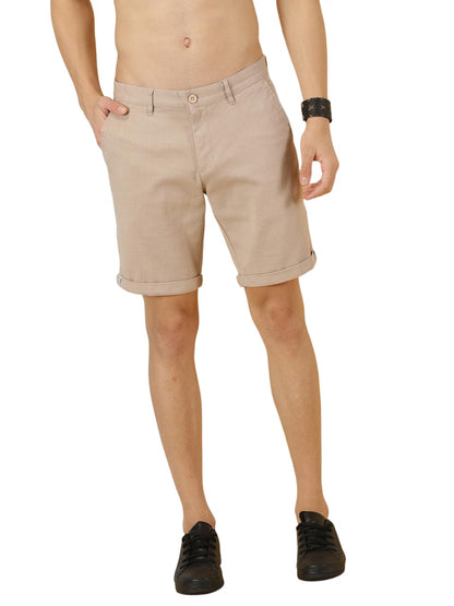 Thomas Scott Mens Regular Shorts (TSB019_Light Brown