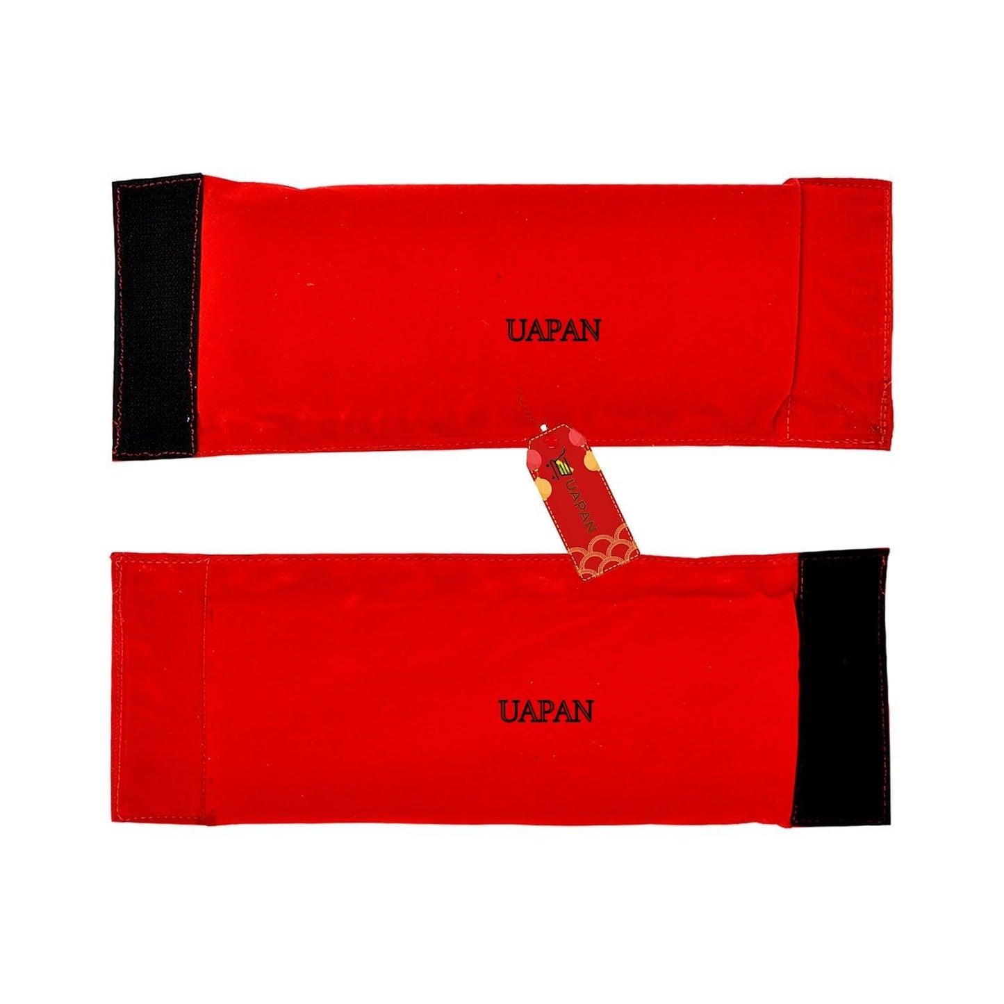 UAPAN Ghungroo Supporting Pad for Kathak - Cotton, Red