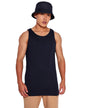 Bewakoof Mens Solid 100% Cotton Vest- Regular Fit, Round Neck, Sleeveless Blue