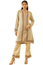 Soch Womens Acrylic Floral Pattern Knitted Winter Straight Kurta Set