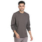 Turtle Men 100% Cotton Slim Fit Grey Crew Neck T-Shirt