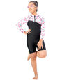 Aarika Boys Sports Wear Black-Pink Colour Strawberry Print Nylon Swim Suit-(2-9 Years)-(New_SW_SHM_AB_612_Black_Pink_6)