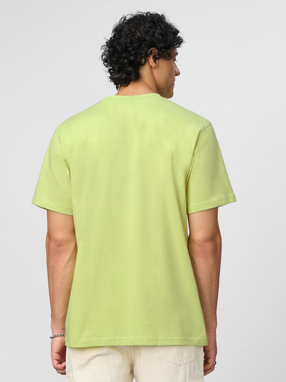 The Souled Store Official Looney Tunes: Hungry Taz Men and Boys Oversize Fit Half Sleeve Graphic Print Green Color T-Shirt (2278