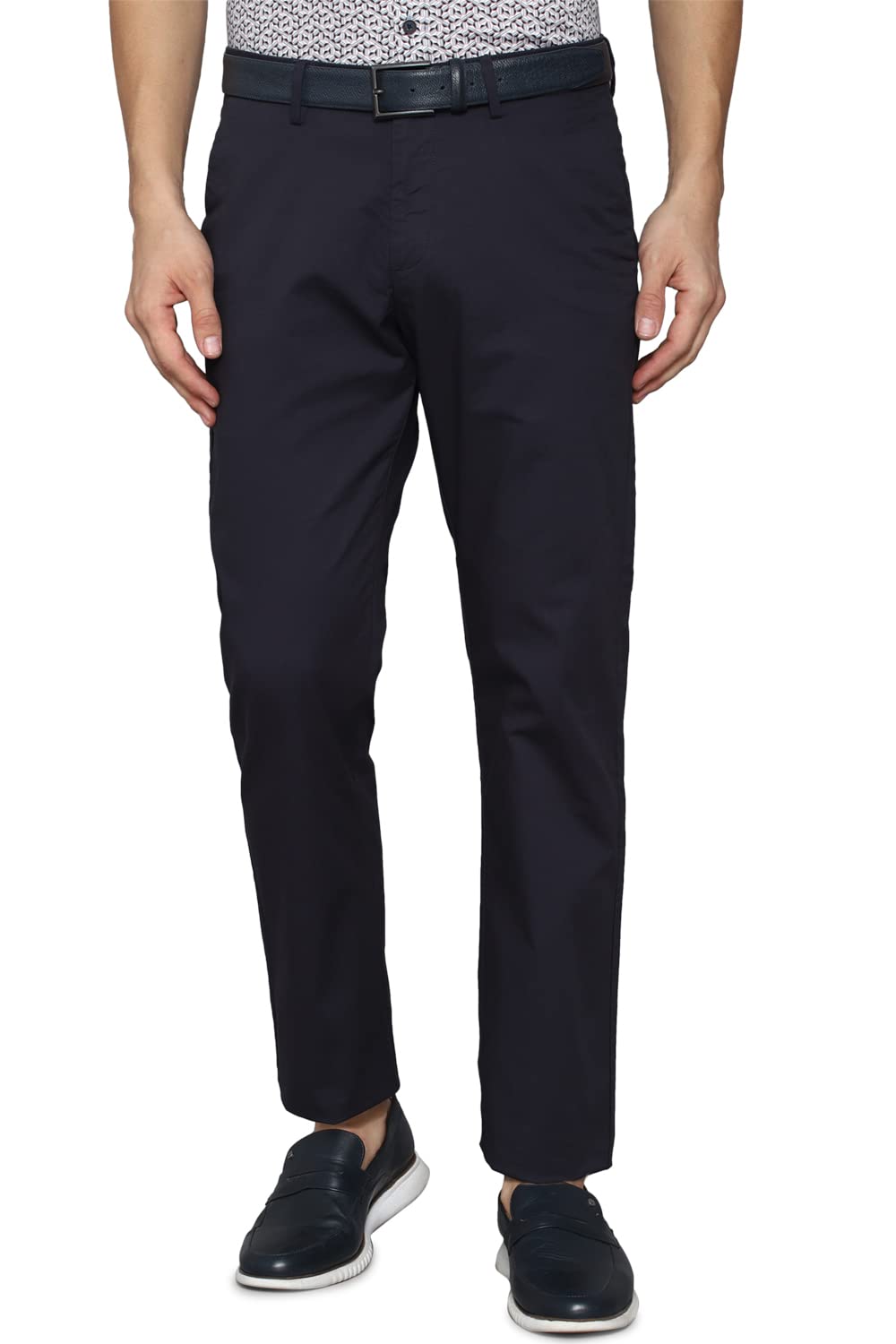 Allen Solly Men Regular Fit Solid Casual Cotton Pants