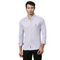 Thomas Scott Mens Solid Slim Fit Casual Shirt with Button Down and Full Sleeve Purple