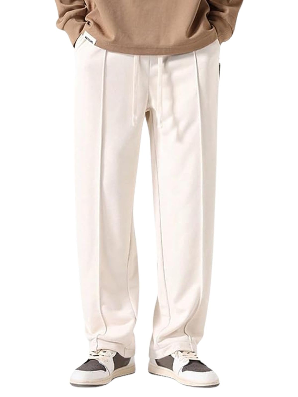 Greciilooks MenS Lycra Cargo Track Pants  Loose Fit Joggers For Men | Korean Style Travel & Lounge Wear With Pockets