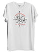 Adro Die With Memories Not With Dreams Mens Printed T-Shirt (Xl, White)