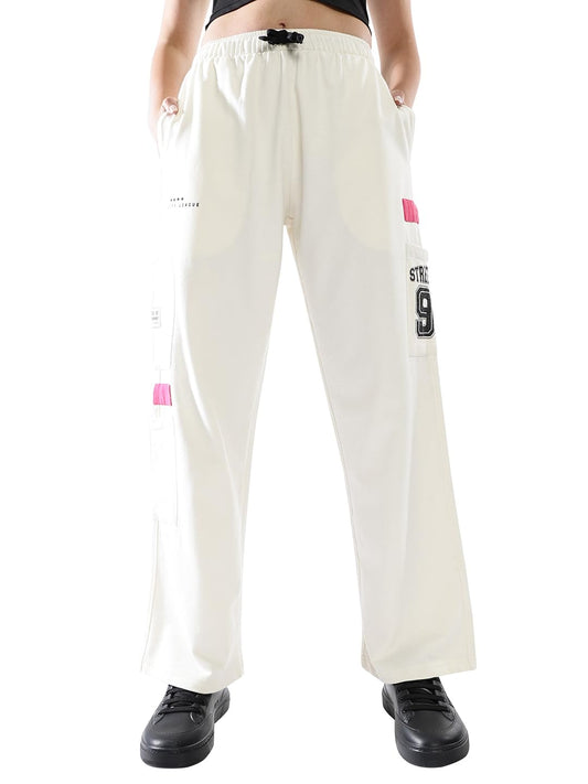 Hubberholme Women Printed Jogger High-Rise Casual Track Pants 18