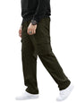 Greciilooks MenS Regular Fit Low Rise Cargos Trousers | Cargo Track Pant | Loose Fit | Regular Trouser | Treck PentS With Mult