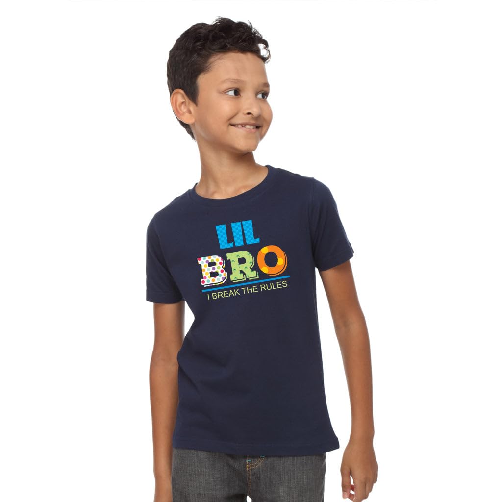 Bon Organik Boys Regular Fit T-Shirt (24RAKHI6079_Brother