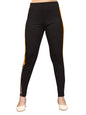Aarika Girls Regular Track Pants(TP-BBC-17_Black-Mustard_12 Years-13 Years)