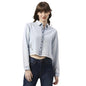 Pepe Jeans Solid Regular Neck Cotton WomenS Casual Wear Shirt (Blue,Medium)