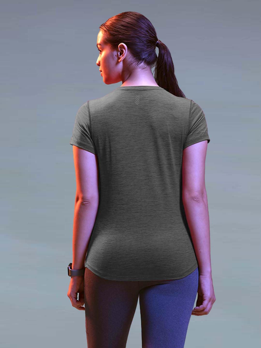 Lyra WomenS Rapid Dry Short Sleeve Breathable And Flexible Fit Active Top