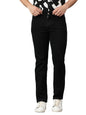 Kotty MenS Regular Mid Rise Black Jeans