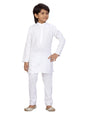 Little Mafia By Aarika Baby-BoyS Solid Regular Tunic Shirt (Kp-902_White 6)