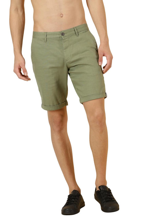 Thomas Scott Mens Regular Shorts (TSB019_Olive
