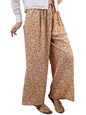 Ketch WomenS Regular Casual Pants (Khp0000002_Yellow/White/Multi