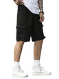 Greciilooks MenS Cargo Shorts (Gl-Sh255_Black