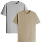 ADRO T Shirts Pack of 2 Mens Tshirts Cotton T Shirts for Men Tshirt T-Shirts Combo T Shirts Tshirts for Men Plain Solid Tshirts