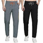 Pinkmint Track Pant for Men ll Soild Track Pant ll Stretchable Regular Fit ll Yoga Wear ll Active wear (Pack of 2)