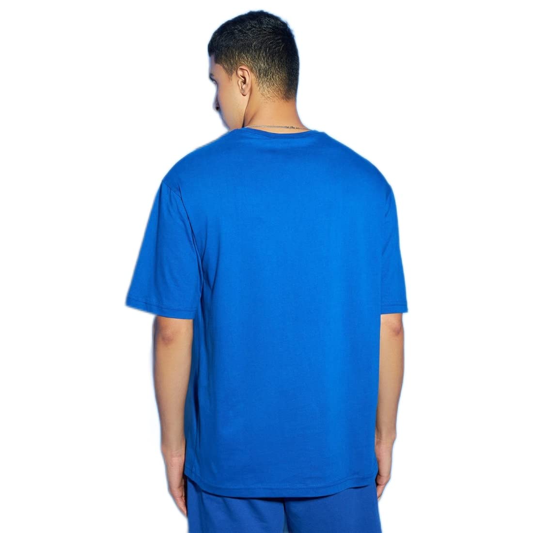 Bewakoof X Streetwear Mens Blue Oversized T-Shirt