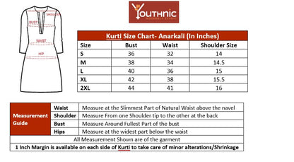 EthnicJunction Women s Georgette Chikankari Embroidery Anarkali Kurta (B19-Apsara-Maroon_2XL_Maroon)