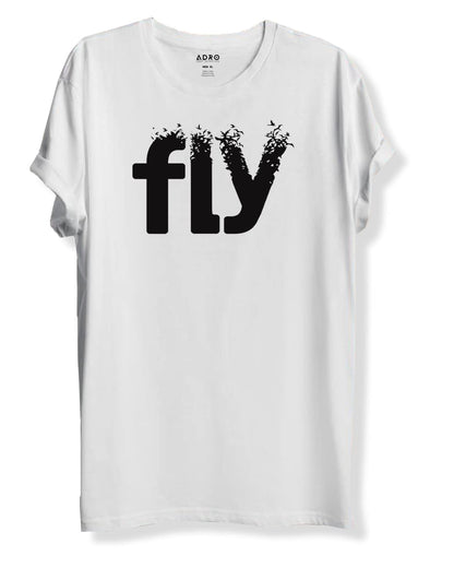 ADRO Fly Mens Cotton Printed T-Shirts (R21-M-FLY)