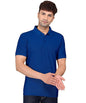 Baghadbillo MenS Regular Fit Solid Polo Half Sleeve T-Shirt Royal Blue