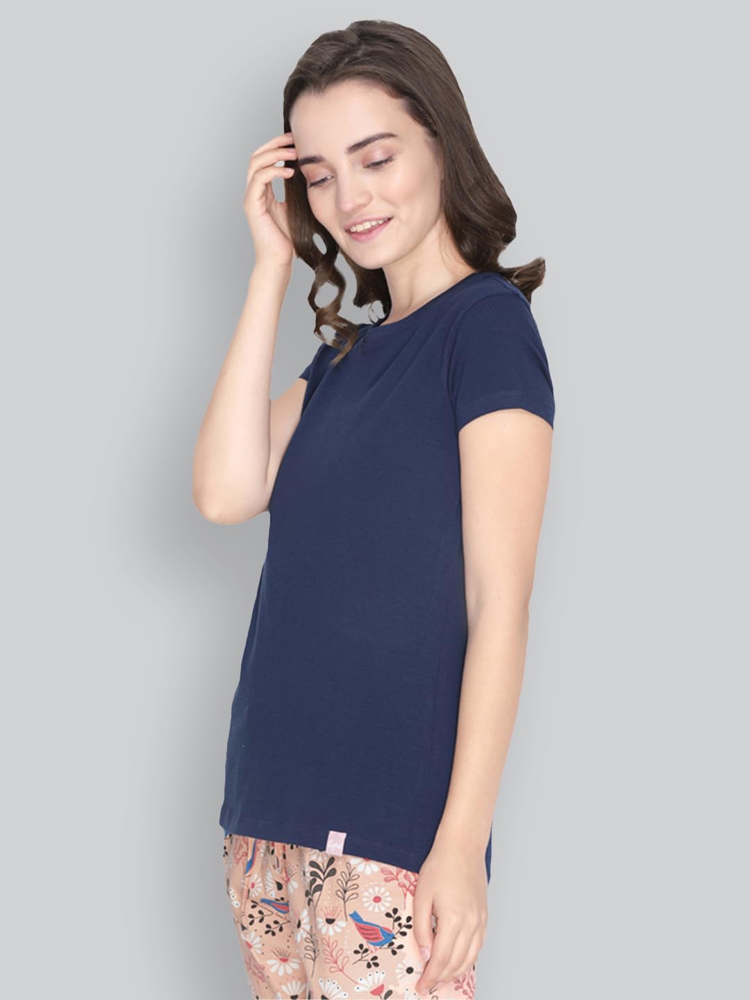 Lux Lyra WomenS Plain Regular Fit T-Shirt