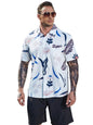 Greciilooks Mens Rayon Casual Shirt Regular Fit Men Casual Shirt (White, Xx-Large)