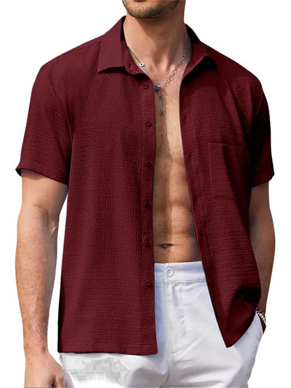 Tee Projekt Shirt for Men Stylish Popcorn Textured Shirt & Regular Fit Casual Shirt l Boys Shirts l Event Shirt