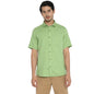 Turtle Men Cotton Green Slim Printed Fit Shirts