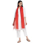 Fabindia Women Silk Maheshwari Tassel Stole Cotton_Freesize