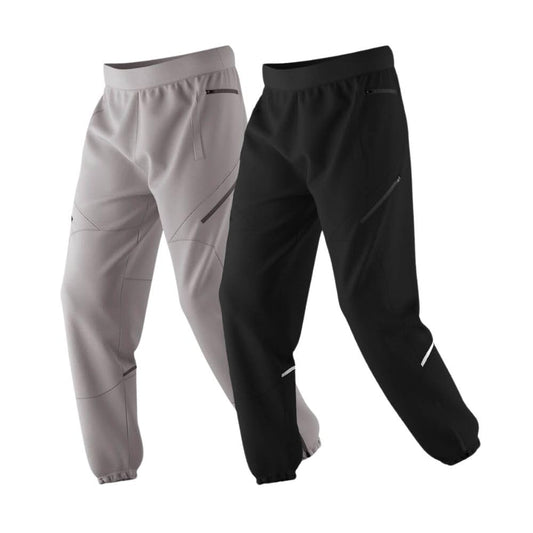Nobero MenS Relaxed Sweatpants (1M-Bwjg-R0137_Steel Grey/Black