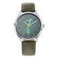 Titan Workwear Urban Edge Quartz Analog Green Dial Olive Green Leather Strap Watch For Men - Np1802Sl04