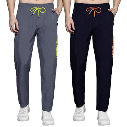 Pinkmint Combo Track Pant for Men Soild with Pocket Active Wear ll Gym Wear (Pack of 2)