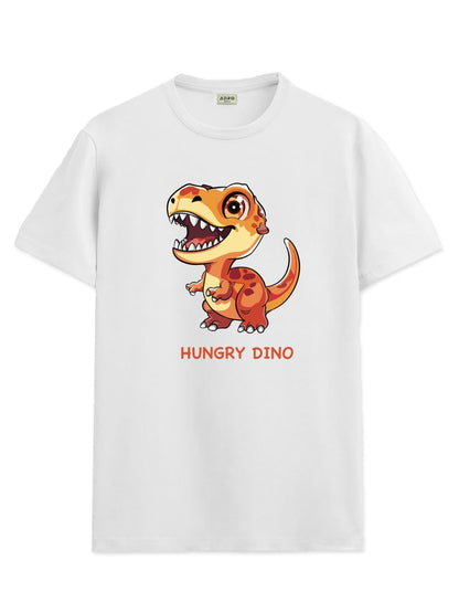 ADRO T Shirts for Boys & Girls || Dinosaur Printed T-Shirt || Ages 3-14 || 100% Cotton Round Neck Tshirt for Boys & Girls||KRN-D