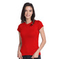 Bewakoof Womens Red Slim Fit T-Shirt