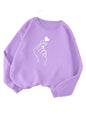 Kotty Women Full Sleeve Round Neck Printed Sweatshirt