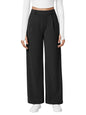 ADDYVERO High Waisted Side Pocket Straight Leg Work Pants Black