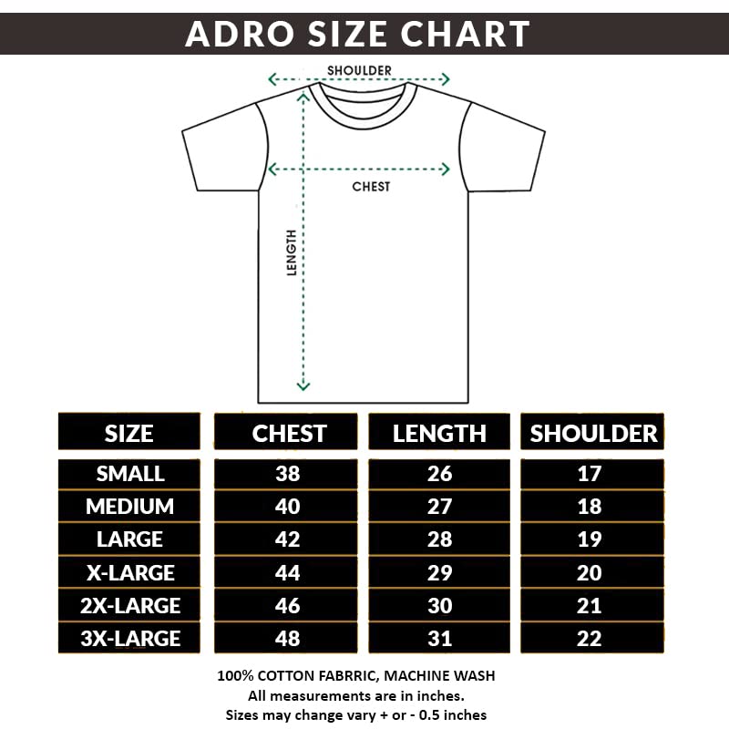 ADRO You Decide Mens Printed T-Shirts (RNR-M-DEC-MI_Mint)