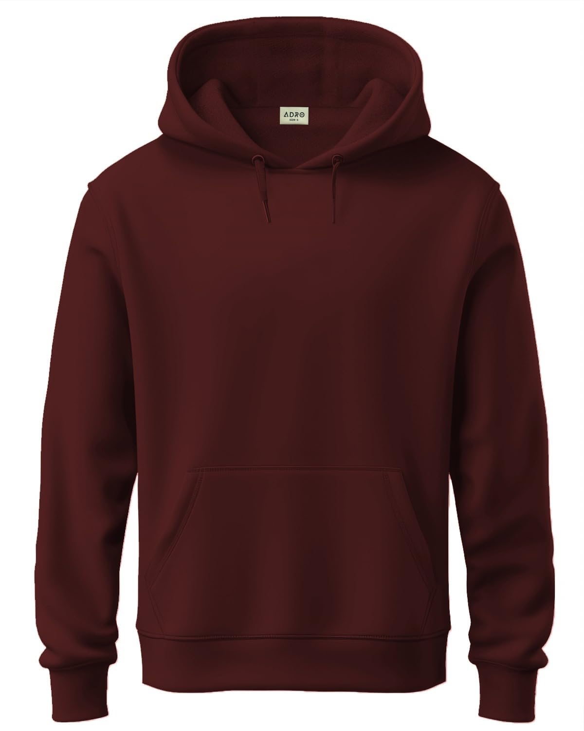 ADRO Hoodies for Men | Printed Hoodie for Men | Cotton Hoodie | Mens Hoodies | Sweatshirt for Men | Hooded Hoodie|H24-PLN-MR-M M