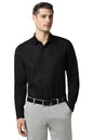 Allen Solly Men Slim Fit Solid Formal Full Sleeve Polo Shirt