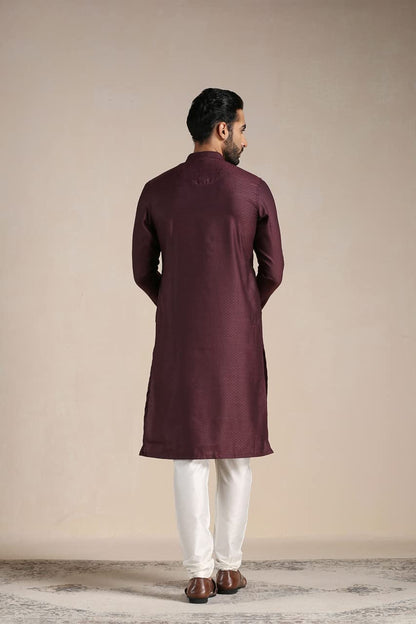 Manyavar Kurta Set For Men, Full Sleeves Mandarin Collar Ethnic MenS Kurta Set For Engagement, Wedding, Party Blended Viscose S