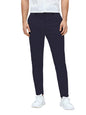 AVANOVA Mens Classic Dress Pants with Side Pockets | Solid Navy Blue Tapered Suit Trousers, Business Formal Office Wear Regular