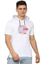 Allen Solly Men Printed Graphic Hooded T-Shirt