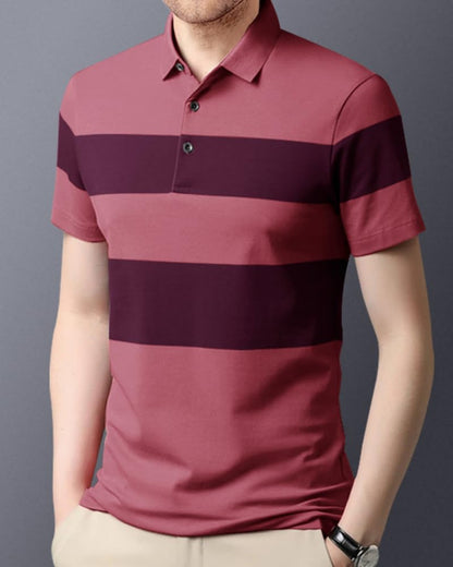 Nobel Monk MenS Regular Fit Polo T Shirt |Half Sleeves |Collar Tshirts |Casual T-Shirt For Men