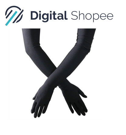 Digital Shopee Unisex Full Arm Full Finger Sleeves Gloves For Uv, Dust, Summer, Uv Sun Protection Arm Sleeves For Men & Women, P