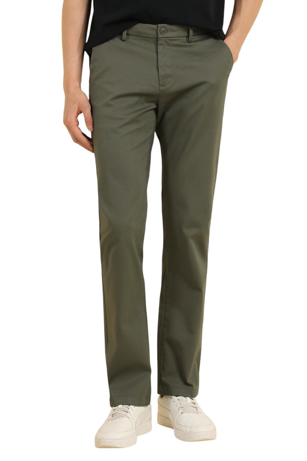 Allen Solly Men Slim Fit Regular Fit Casual Trousers